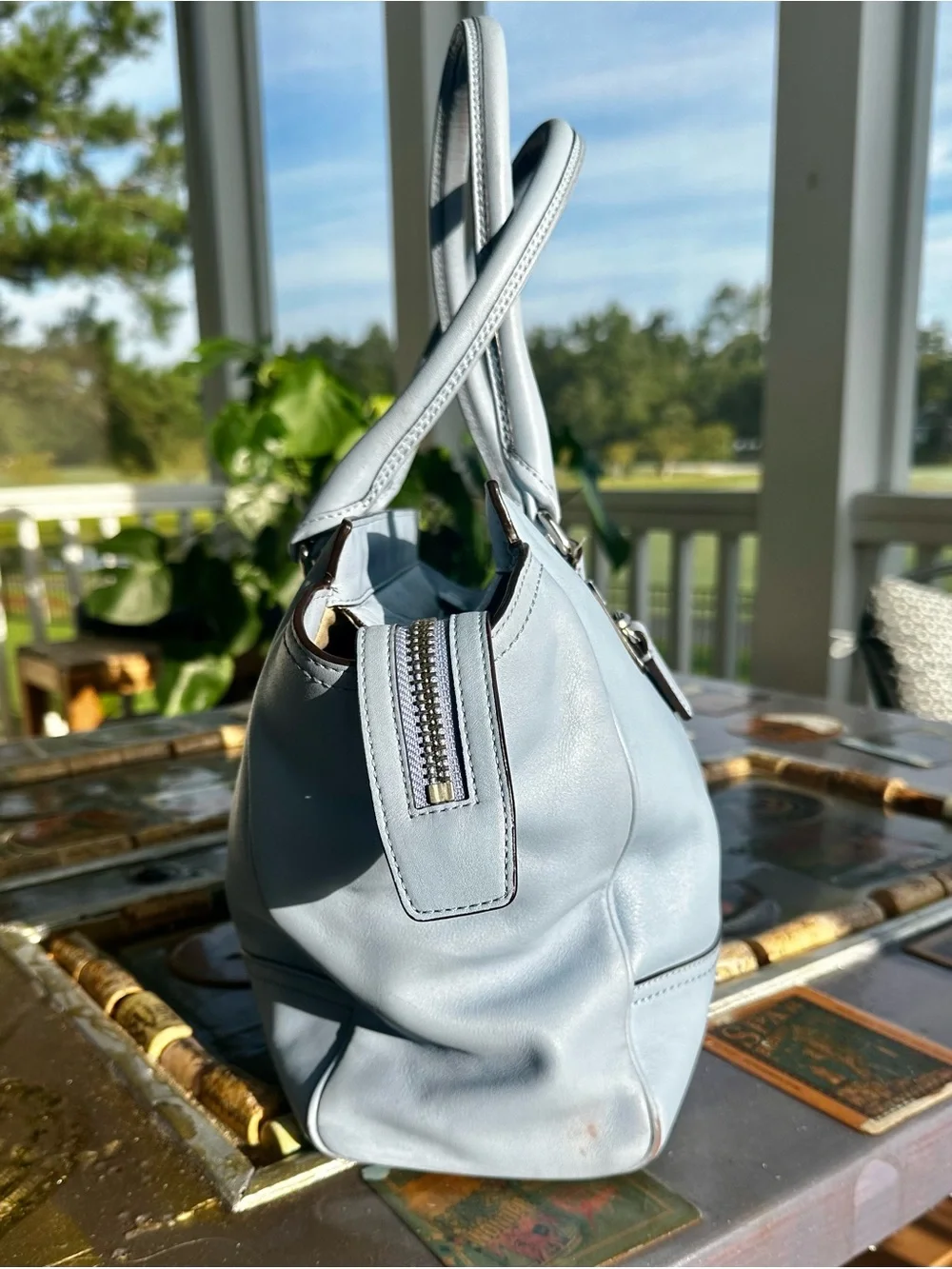 Authentic Vintage Coach Legacy Candace Carryall Leather Handbag - Style 24201